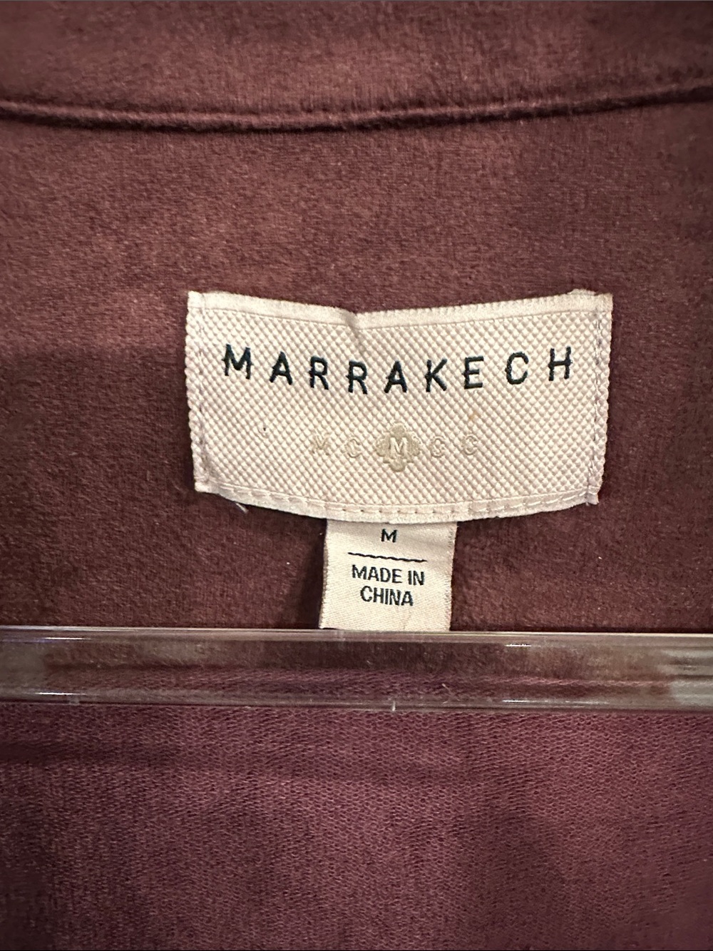 Marrakech Women's Wine Suede Moto Blazer - Picture 2 of 5